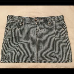 Striped denim Old Navy skirt